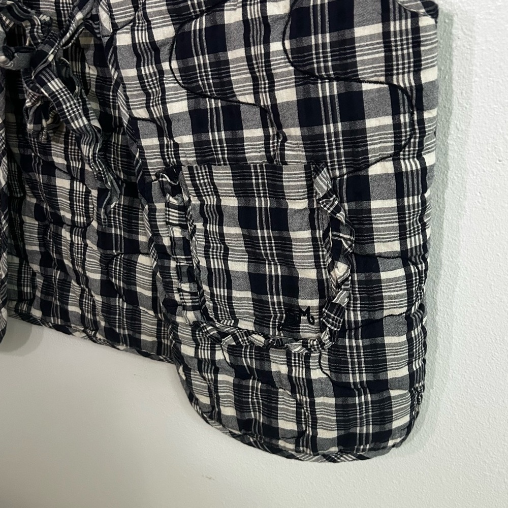 Damson Madder plaid quilted bow vest - Picture 6 of 9